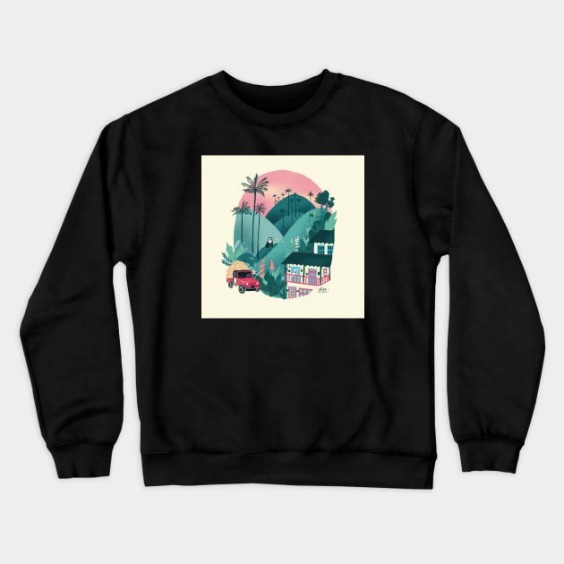 Salento Crewneck Sweatshirt by alinailustra